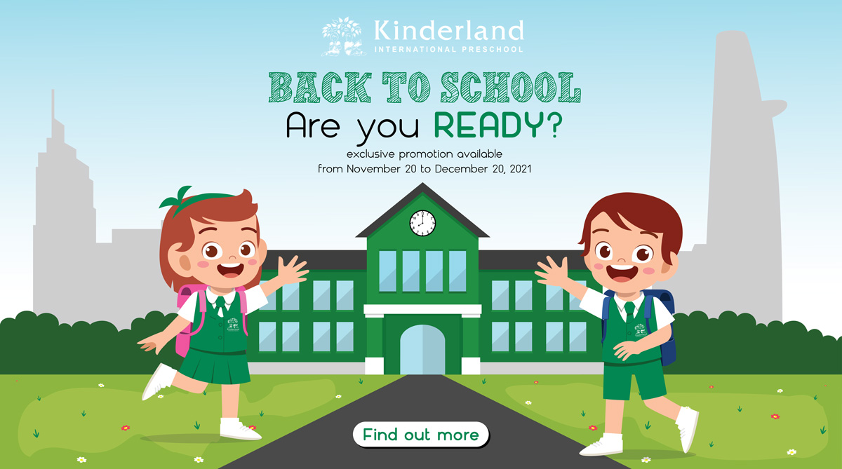 Kinderland Vietnam back to school